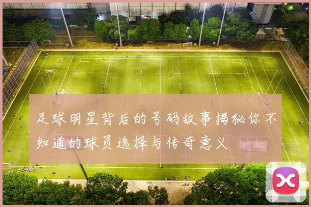 足球明星背后的号码故事揭秘你不知道的球员选择与传奇意义