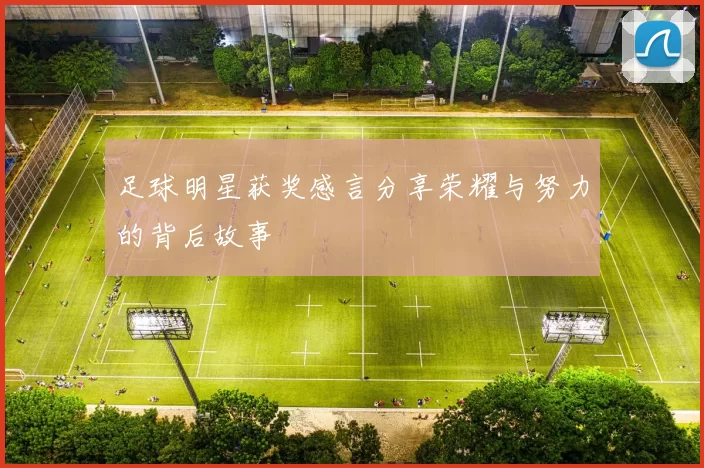 足球明星获奖感言分享荣耀与努力的背后故事
