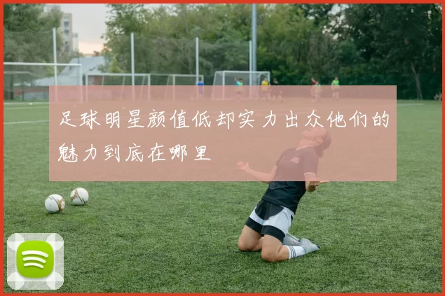 足球明星颜值低却实力出众他们的魅力到底在哪里